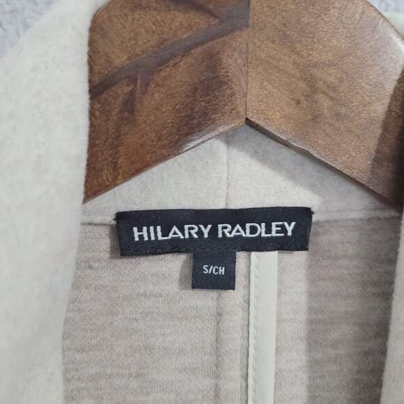 NEW Hilary Radley Womens S Beige Sleeveless Open Front Vest - Picture 4 of 8